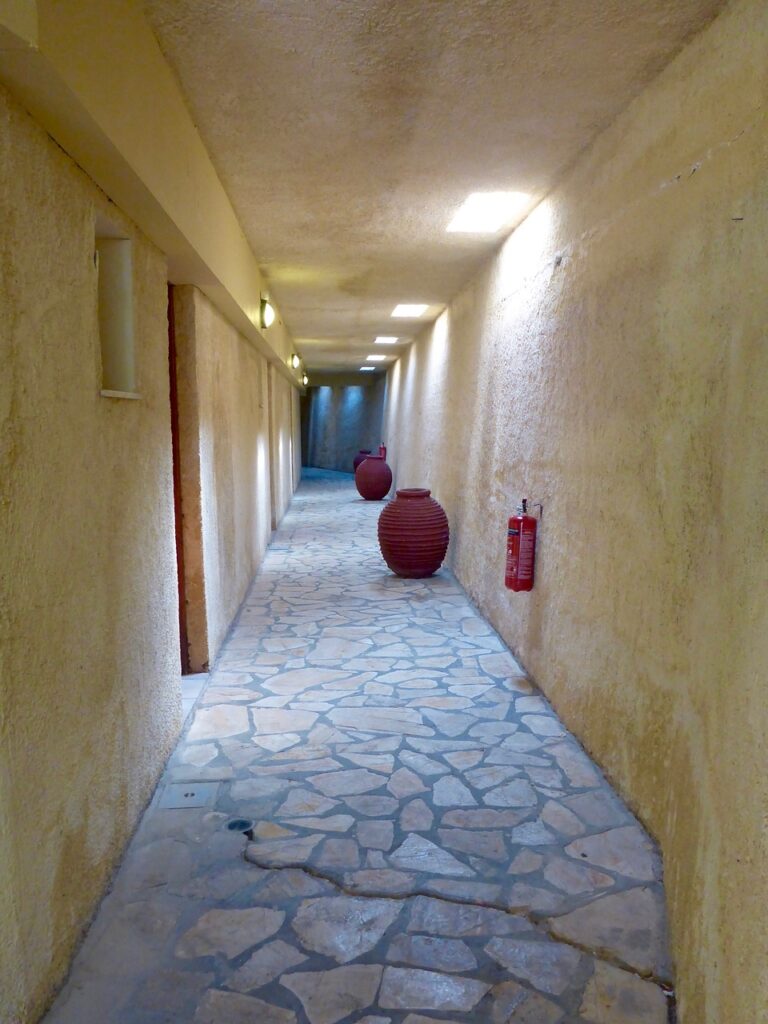 indoor, corridor, empty